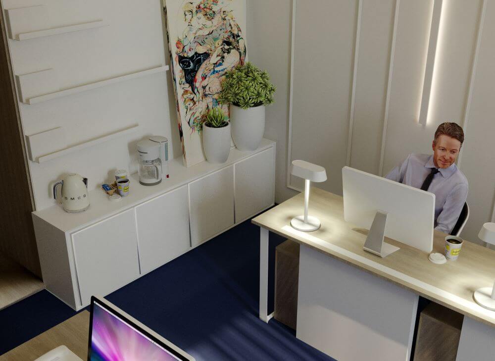 ინტერიერის დიზაინი | განათლების სამინისტროს კაბინეტი