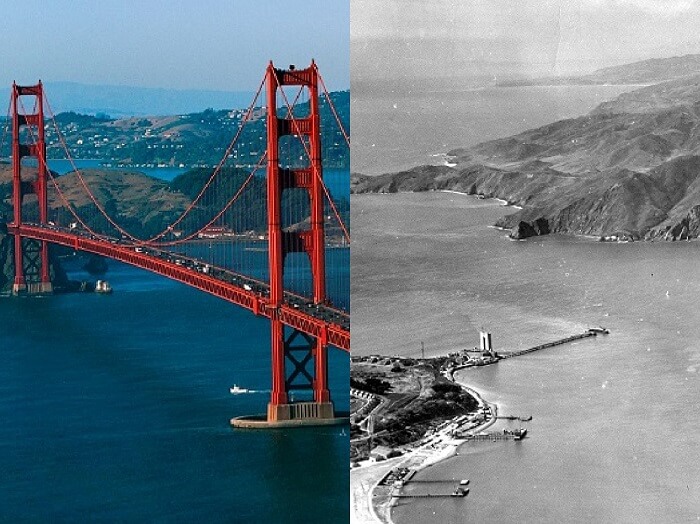 ცარიელი ადგილები სადაც მსოფლიოს ცნობილი შენობები აშენდა