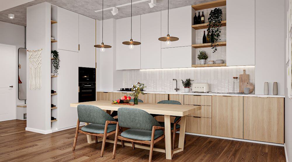 ბინის ინტერიერის დიზაინი | ვაკე ჰილსი