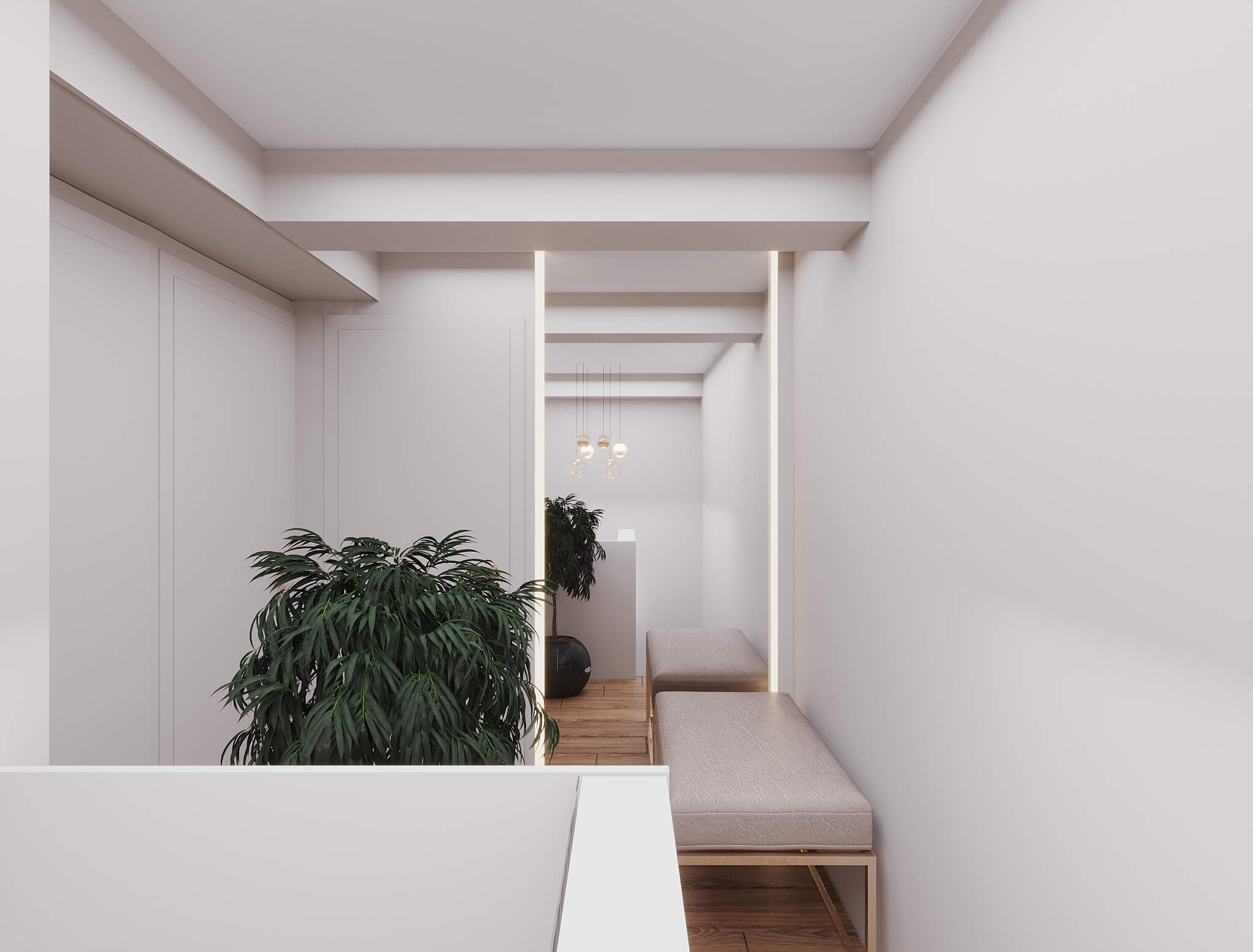 სილამაზის სალონის ინტერიერის დიზაინი | ფალიაშვილზე