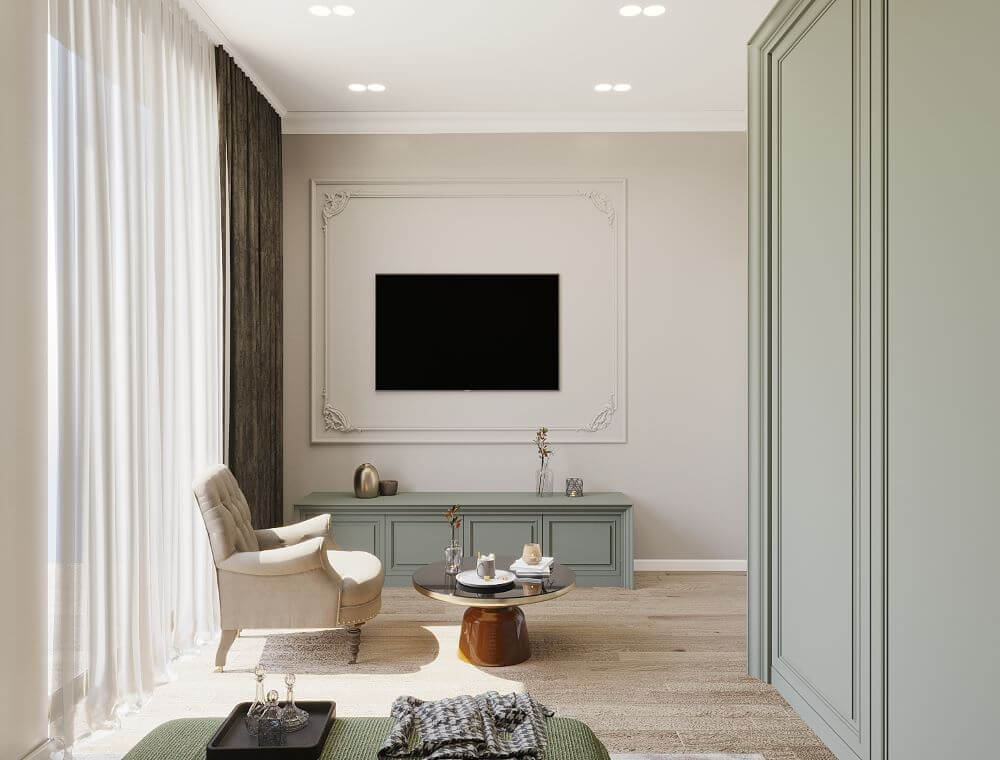 სახლი ვაკეში | ინტერიერის დიზაინი