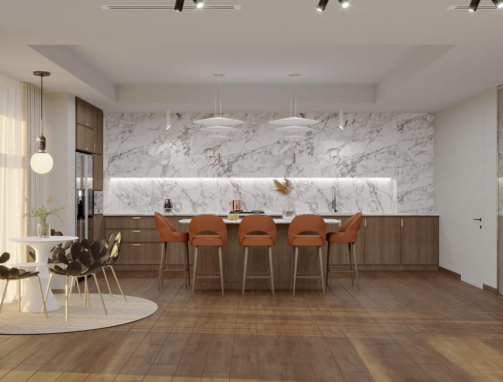 ინტერიერის დიზაინი | სახლი ჭავჭავაძეზე