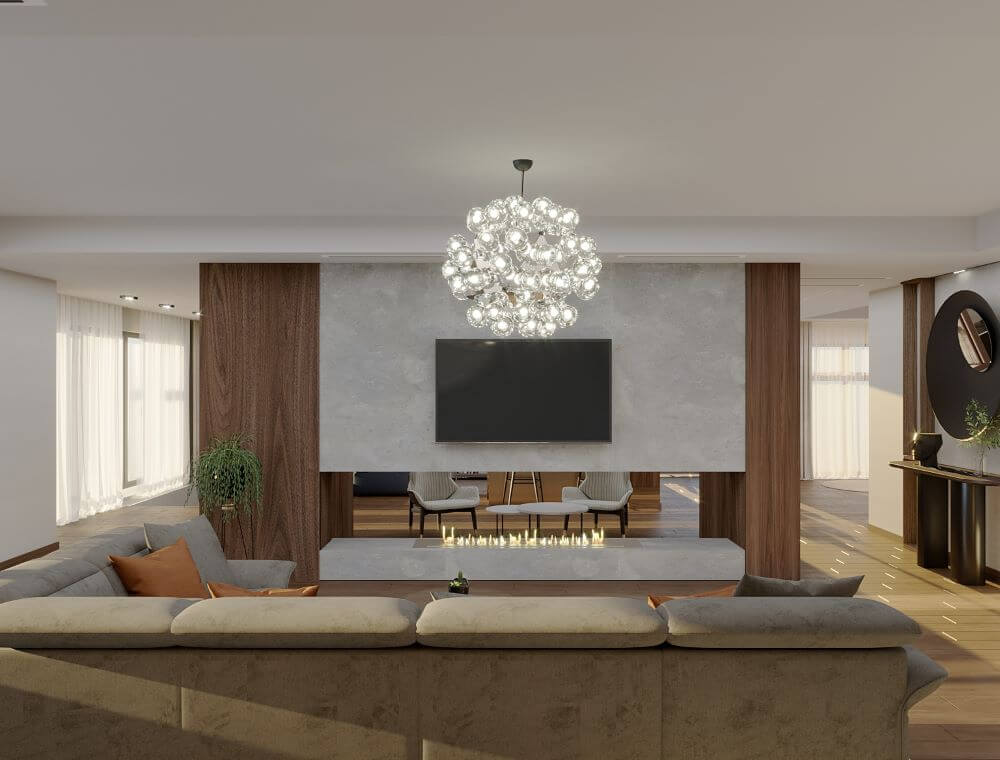 ინტერიერის დიზაინი | სახლი ჭავჭავაძეზე