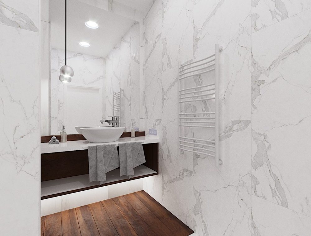 ინტერიერის დიზაინი სახლისთვის ვაკეში