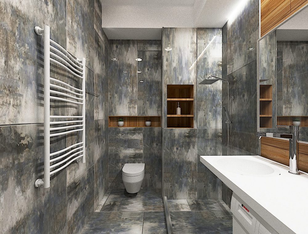 ინტერიერის დიზაინი სახლისთვის ვაკეში