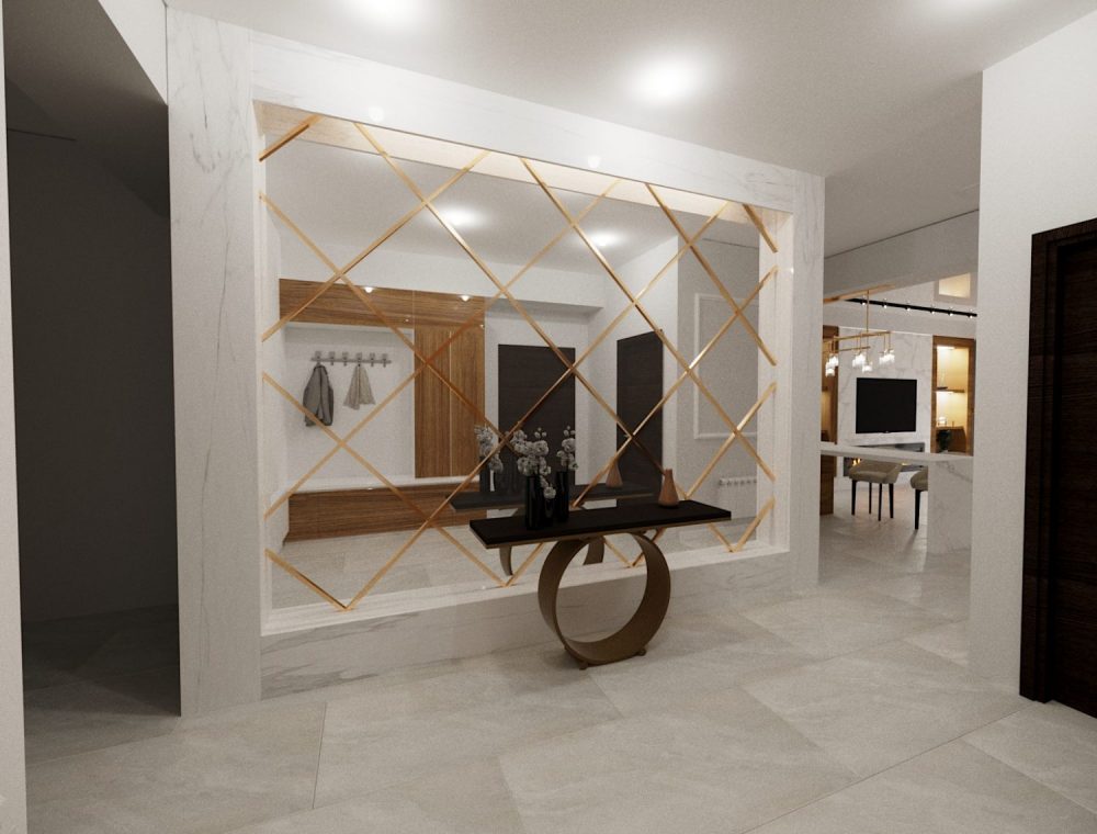 ინტერიერის დიზაინი სახლისთვის ვაკეში