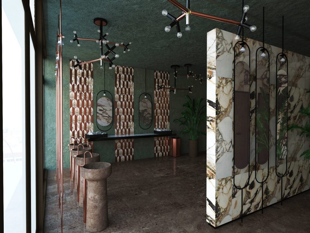 sastumros interieris dizaini varshavashi