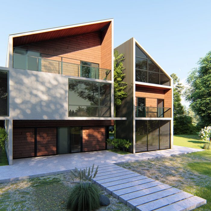 კერძო სახლი საგურამოში – არქიტექტურული პროექტი