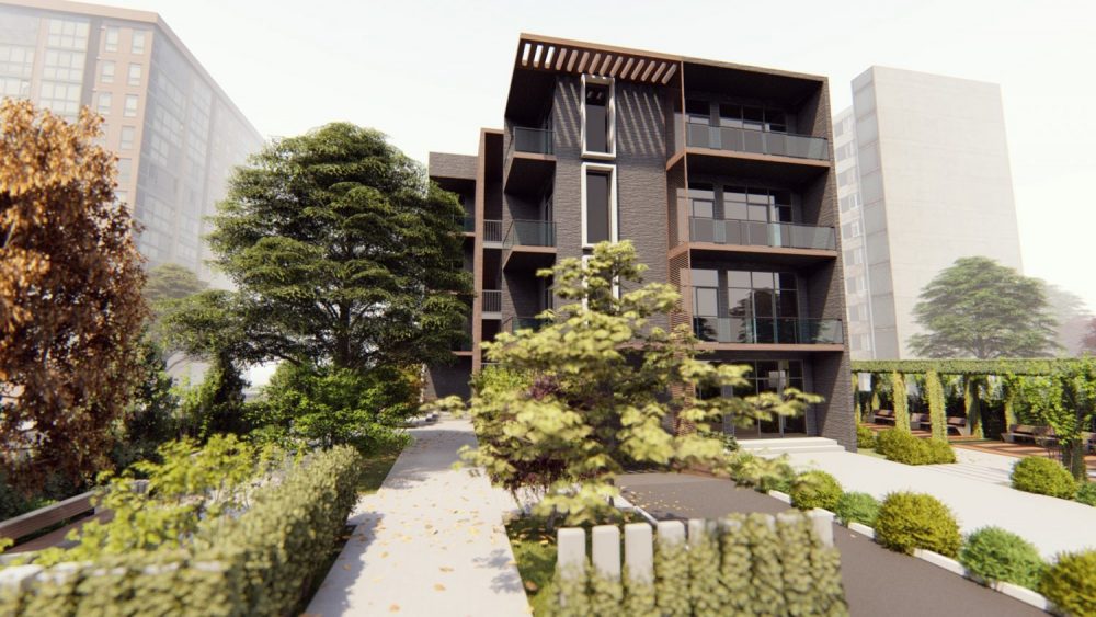 mravalbiniani sacxovrebeli saxlis arqiteqturea