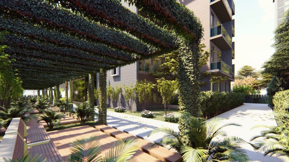 mravalbiniani sacxovrebeli saxlis arqiteqturea