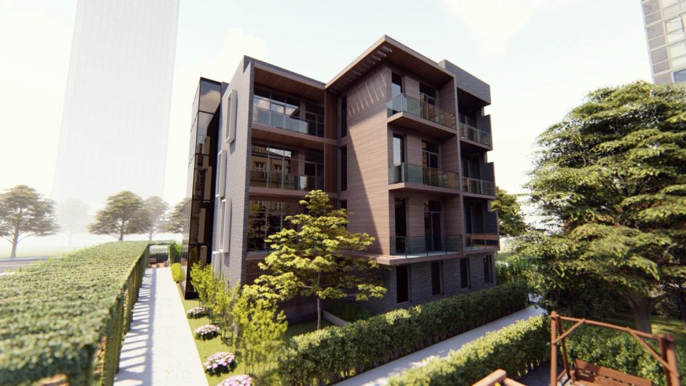 mravalbiniani sacxovrebeli saxlis arqiteqturea