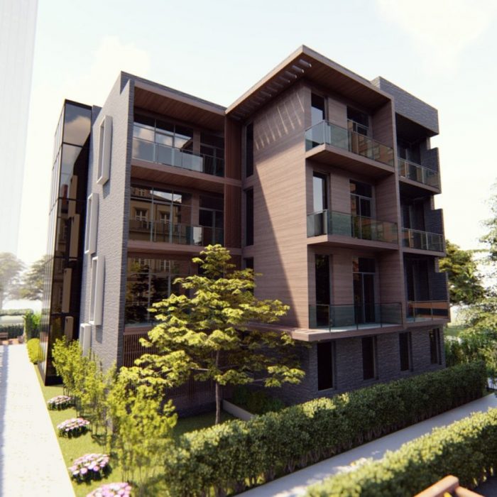 მრავალბინიანი საცხოვრებელი სახლი – არქიტექტურული პროექტი