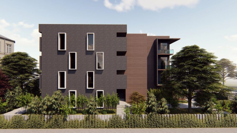 mravalbiniani sacxovrebeli saxlis arqiteqturea