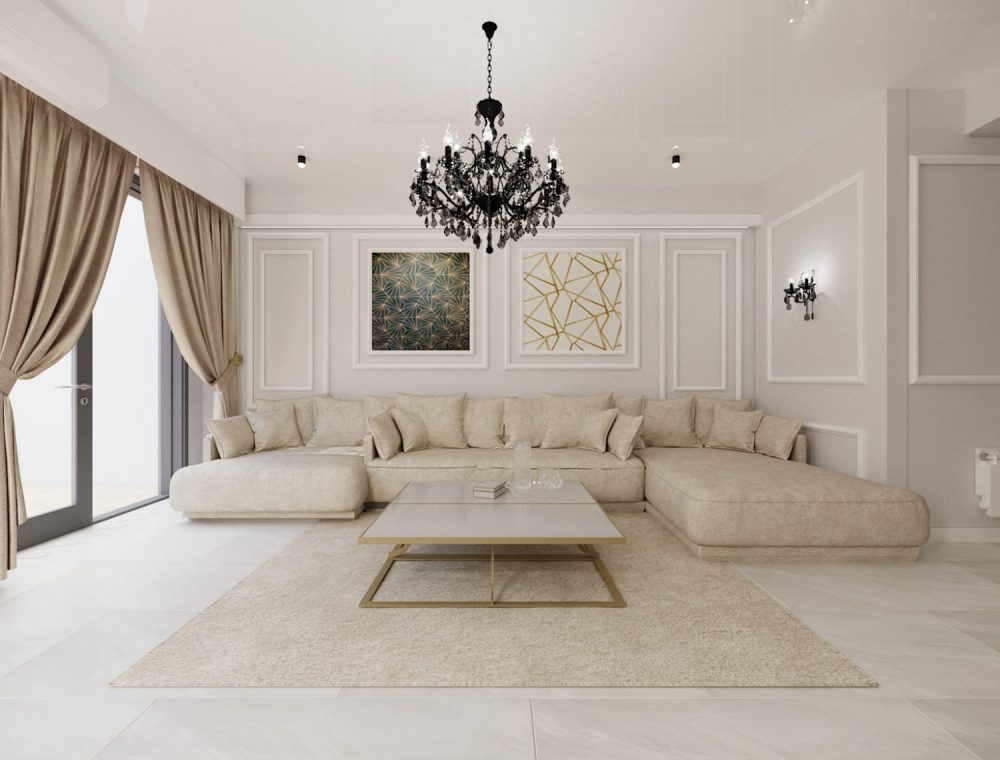 ინტერიერის დიზაინი სახლისთვის ვაკეში