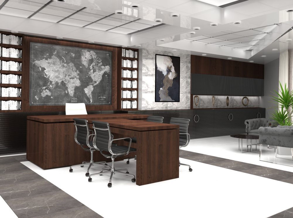 ofisis interieris dizaini vakeshi