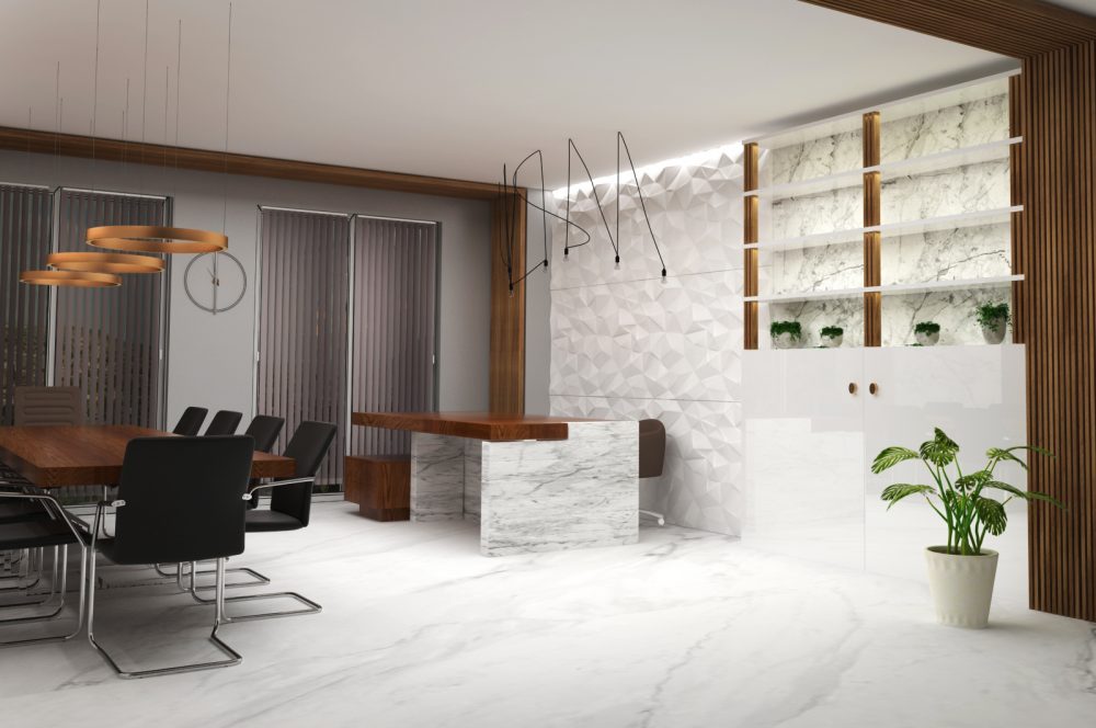 ofisis interieris dizaini vakeshi