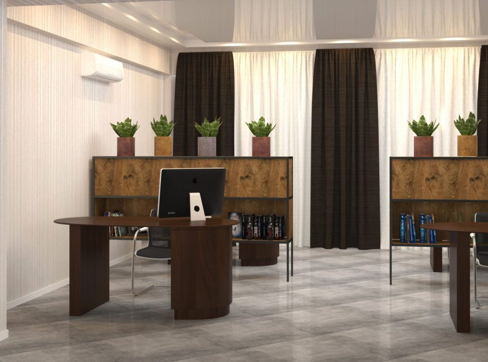 ofisis interieris dizaini vakeshi