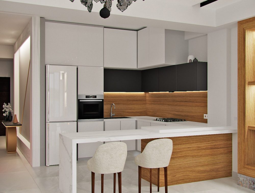 ინტერიერის დიზაინი სახლისთვის ვაკეში