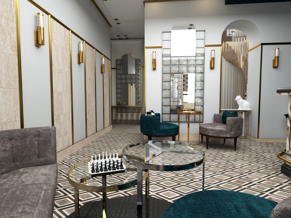 sastumros interieris dizaini