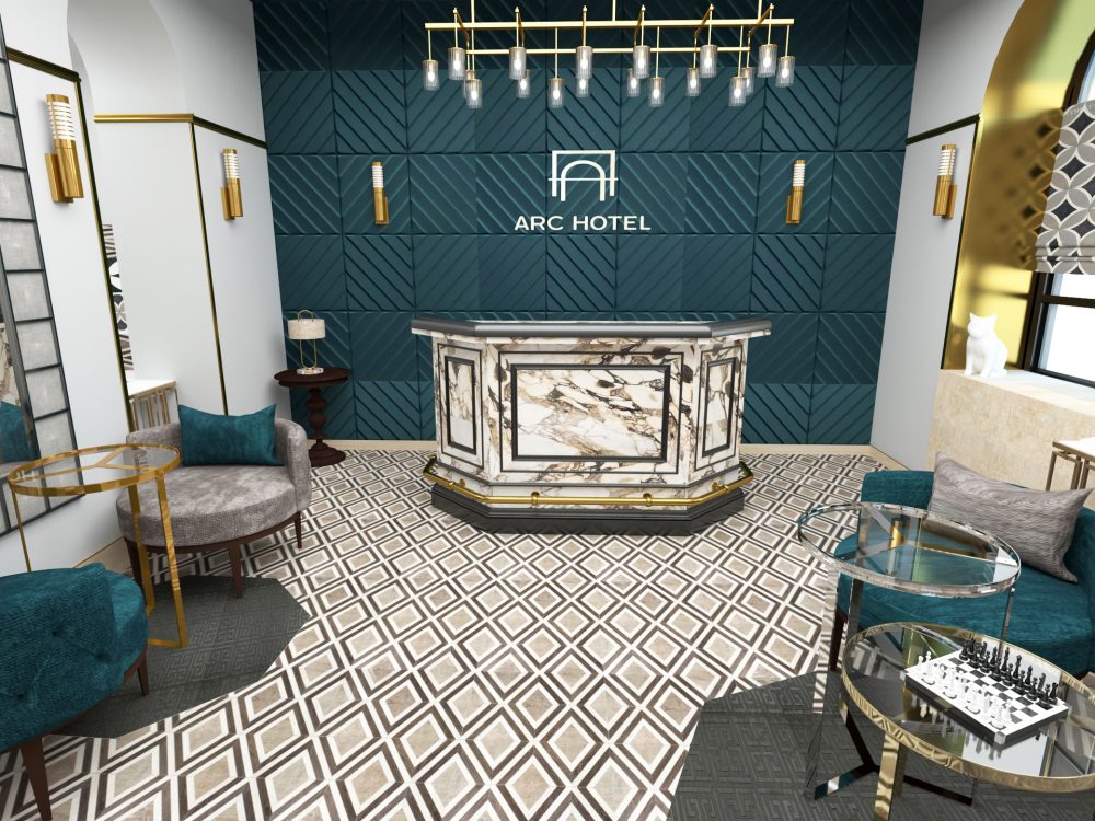 sastumros interieris dizaini